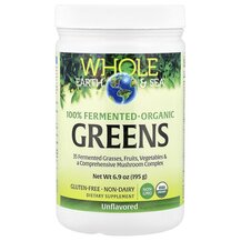 Whole Earth & Sea Greens Unflavored Суперфуд Natural 195 г