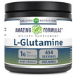 Фото товару Amazing Formulas L-Glutamine Фото товару Amazing Nutrition, Amazing Formulas L-Glutamine, L-Глутамін, 1 LB