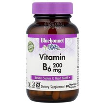 Вітамін B-6 200 мг Vitamin B-6 200 mg Bluebonnet Nutrition