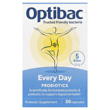 Every Day Probiotics Пробиотики Optibac 30 капсул