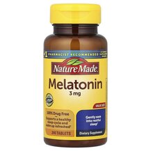 Melatonin 3 mg Мелатонин Nature Made 240 таблеток Melatonin 3 mg Мелатонин Nature Made 240 таблеток