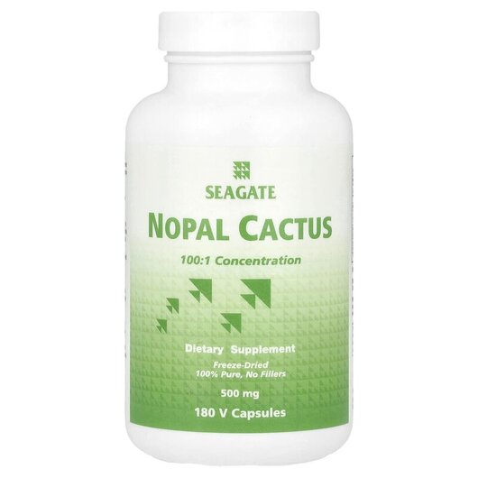 Основне фото товару Seagate, Nopal Cactus 500 mg, Кактус, 180 капсул
