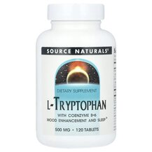 L-Tryptophan With Coenzyme B-6 L-Триптофан Source Naturals
