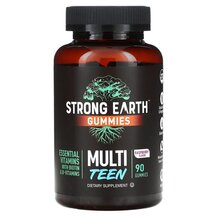 Strong Earth Gummies Multi Teen Raspberry Витамины для