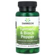 Фото товара Turmeric & Black Pepper Фото товара Swanson, Куркума с Черным перцем, Turmeric & Black Pepper, 60