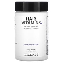 Шкіра нігті волосся Vitamins Hair CodeAge 120 капсул