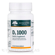 D3 1000 Витамин D3 Genestra 90 капсул D3 1000 Витамин D3 Genestra 90 капсул