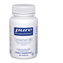 Cinnamon WS Экстракт корицы Pure Encapsulations 120 капсул Cinnamon WS Экстракт корицы Pure Encapsulations 120 капсул