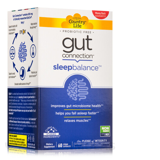 Основное фото товара Поддержка кишечника, Gut Connection Sleep Balance, 60 капсул
