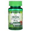 Фото товару Easy Iron 28 mg Фото товару Nature's Truth, Easy Iron 28 mg, Залізо, 90 капсул