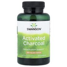 Activated Charcoal 260 mg Активированный уголь Swanson