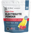 Фото товару Dr. Berg, Electrolyte Powder Salty Raspberry Lemon, Електроліти, 