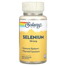 Selenium 50 mcg Селен Solaray 100 капсул
