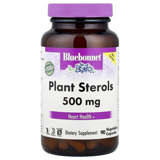 Основное фото товара Растительные стеролы из сои, Plant Sterols 500 mg, 90 капсул