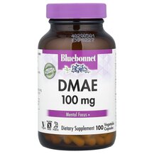 DMAE 100 mg Диметиламиноэтанол 100 мг Bluebonnet Nutrition