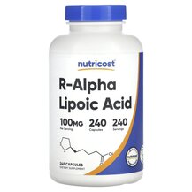 Альфа-ліпоєва R-Alpha Lipoic Acid 100 mg Nutricost