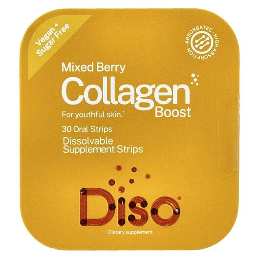 Основное фото товара Diso, Коллаген, Collagen Boost Mixed Berry, 30 таблеток