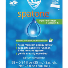 Залізо - Iron-Rich Water + Vitamin C Apple Juice Flavor