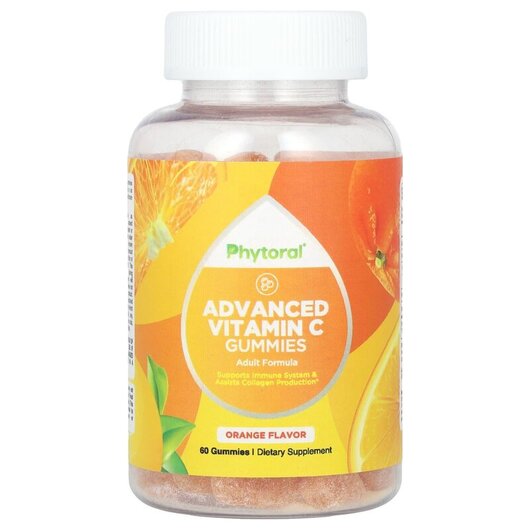 Основное фото товара Витамин C Жевательный, Advanced Vitamin C Gummies Orange, 60 табл