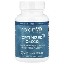 Коензим CoQ10 Optimized3x CoQ10 BrainMD 60 капсул Коензим CoQ10 Optimized3x CoQ10 BrainMD 60 капсул