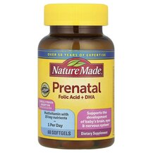 Prenatal Folic Acid + DHA Витамины для беременных Nature Prenatal Folic Acid + DHA Витамины для беременных Nature