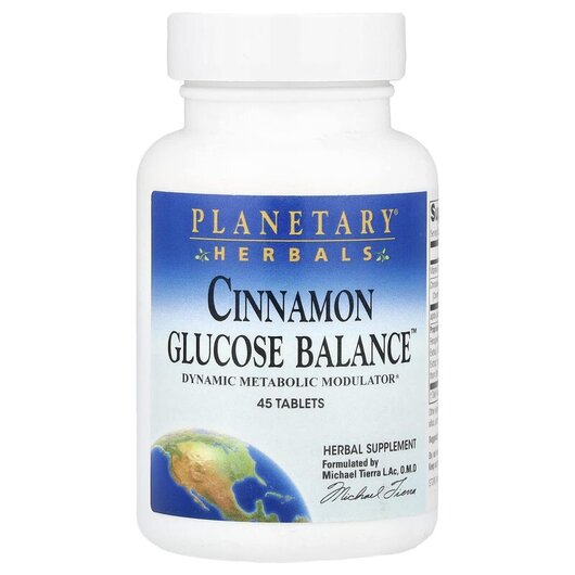 Основне фото товару Cinnamon Glucose Balance, Екстракт кориці, 45 таблеток