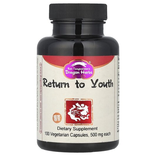 Основне фото товару Return to Youth 500 mg Основне фото товару Return to Youth 500 mg, Повернення до молодості, 100 капсул