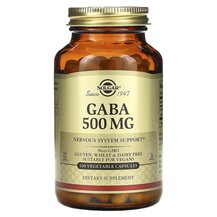 ГАМК GABA 500 mg Solgar 100 капсул ГАМК GABA 500 mg Solgar 100 капсул
