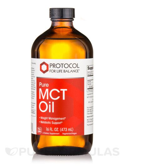 Основне фото товару Pure MCT Oil Основне фото товару Protocol for Life Balance, Pure MCT Oil, MCT Олія, 473 мл