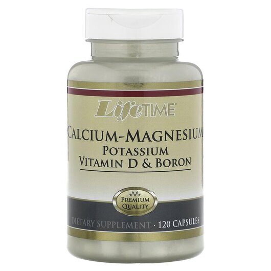 Основне фото товару Calcium-Magnesium Potassium Vitamin D & Boron, Вітамін D3, 12