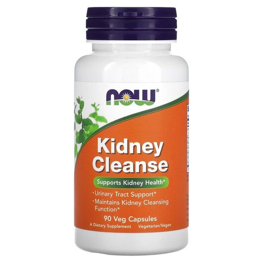 Основное фото товара NOW Foods, Поддержка здоровья почек, Kidney Cleanse, 90 капсул