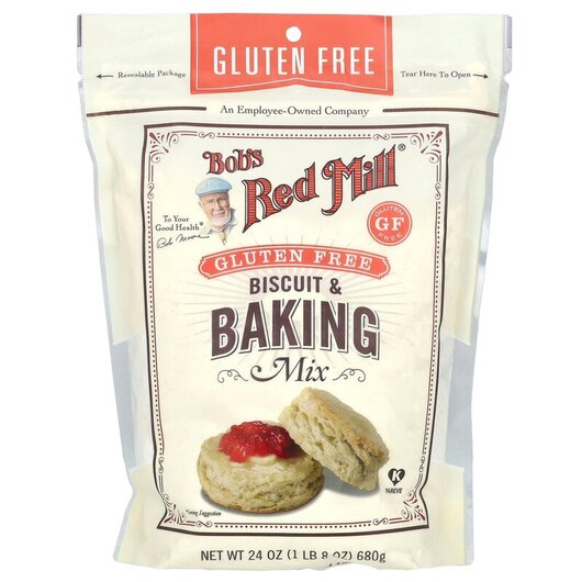 Основное фото товара Biscuit & Baking Mix Gluten Free Основное фото товара Зерновые культуры, Biscuit & Baking Mix Gluten Free, 680 г