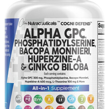 Brain Alpha GPC 300 mg Phosphatidylserine Bacopa Monnieri