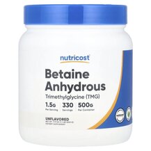 Betaine Anhydrous Unflavored Триметилглицин Nutricost