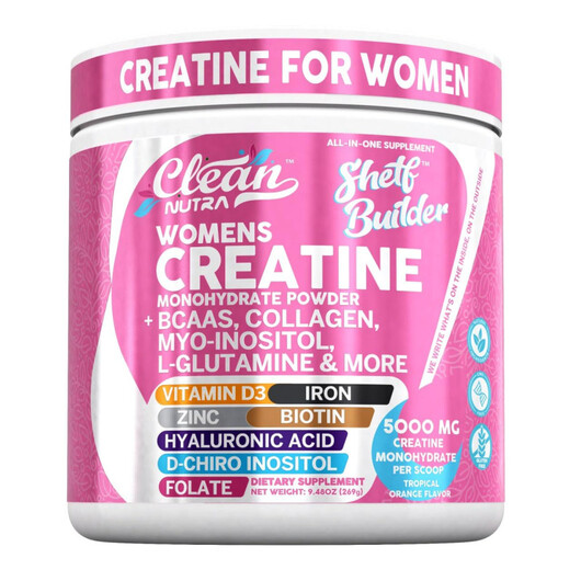Основне фото товару Clean Nutraceuticals, Creatine for Women, Креатин, 269 г