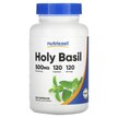 Фото товара Nutricost, Базилик, Holy Basil 500 mg, 120 капсул