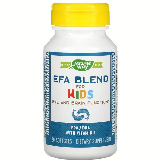 Основное фото товара EFA Blend for Children Основное фото товара Nature's Way, Смесь для детей, EFA Blend for Children, 120 к
