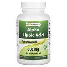 Alpha Lipoic Acid 600 mg Альфа-липоевая Best Naturals