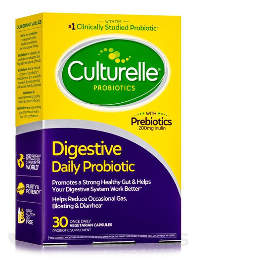 Основне фото товару Culturelle, Digestive Daily Probiotic, Пробіотики, 30 капсул