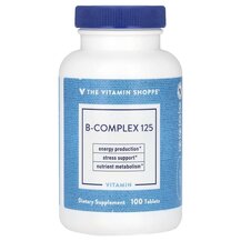 B-комплекс B-Complex 125 TheVitaminShoppe 100 таблеток B-комплекс B-Complex 125 TheVitaminShoppe 100 таблеток