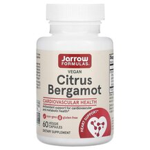 Бергамот 500 мг Citrus Bergamot Jarrow Formulas 60 капсул Бергамот 500 мг Citrus Bergamot Jarrow Formulas 60 капсул