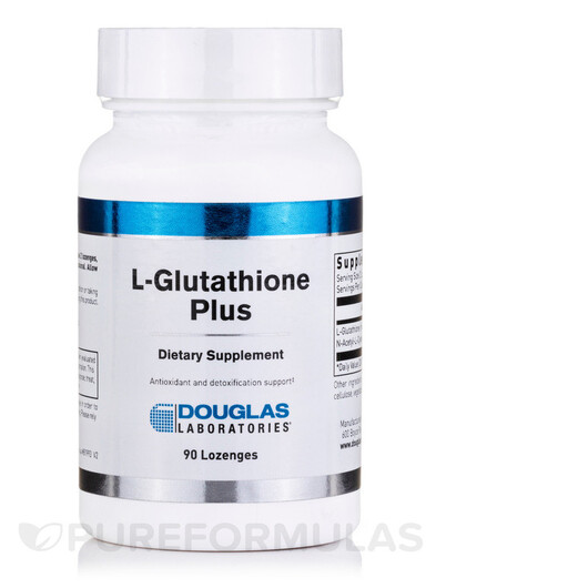 Основное фото товара L-Glutathione Plus Основное фото товара Douglas Laboratories, L-Глутатион, L-Glutathione Plus, 90 таблето