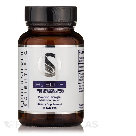 Основное фото товара Quicksilver Scientific, Магний, H2 Elite, 60 таблеток