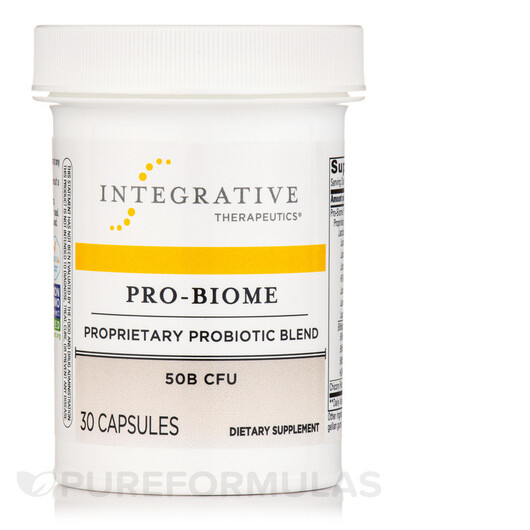 Основное фото товара Integrative Therapeutics, Пробиотики, Pro-Biome 50B CFU, 30 капсу