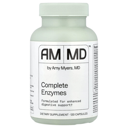 Основне фото товару Amy Myers MD, Complete Enzymes, Ферменти, 120 капсул