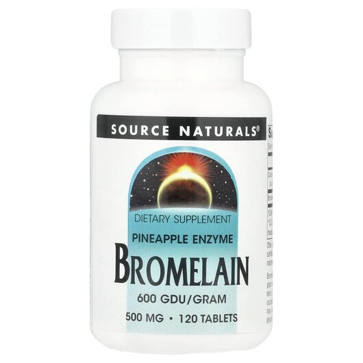 Основное фото товара Bromelain 600 GDU/Gram 500 mg Основное фото товара Bromelain 600 GDU/Gram 500 mg, Бромелайн 600 GDU / г 500 мг, 120