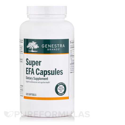 Основне фото товару Super EFA Capsules Основне фото товару Genestra, Super EFA Capsules, Омега 3 6 9, 120 капсул