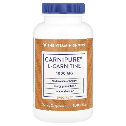 Основное фото товара Carnipure L-Carnitine 1000 mg Основное фото товара L-Карнитин, Carnipure L-Carnitine 1000 mg, 100 таблеток