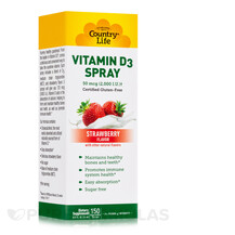 Вітамін D3 Vitamin D3 Spray 50 mcg 2000 IU Strawberry