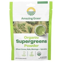 Organic Supergreens Powder Супергринс Amazing Grass 150 г Organic Supergreens Powder Супергринс Amazing Grass 150 г